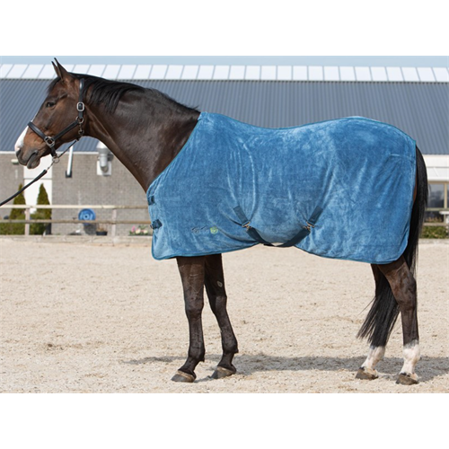 Odpocovací deka Harrys Horse Lou Lou Pony, mořská modrá - vel. 115 cm Deka odpoc. HH Lou Lou Pony, modrá, 115 cm