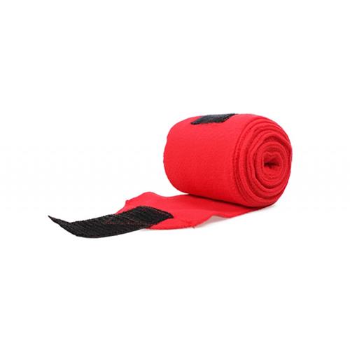 Fleesové bandáže QHP, 12 cm x 300 cm - červené Bandáže fleesové, QHP, červené, 3m