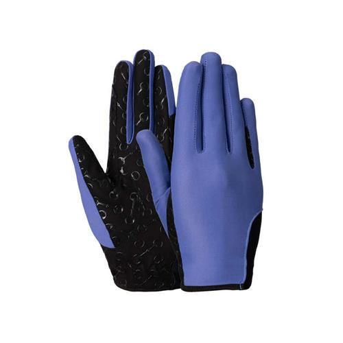 Dětské rukavice Horze se silikony, modré - vel. 4 Rukavice dětské Horze, se silikony, modré, 4