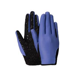 Dětské rukavice Horze se silikony, modré