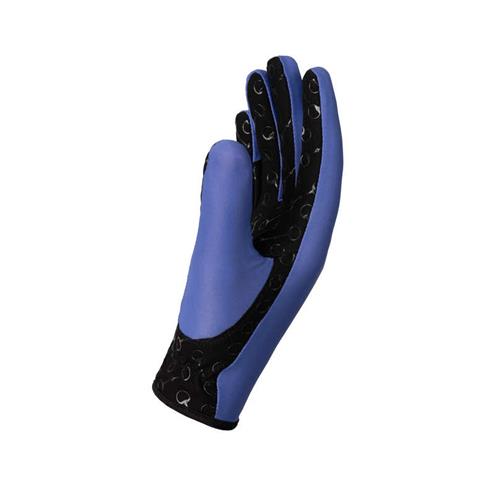 Dětské rukavice Horze se silikony, modré - vel. 5 Rukavice dětské Horze, se silikony, modré, 5