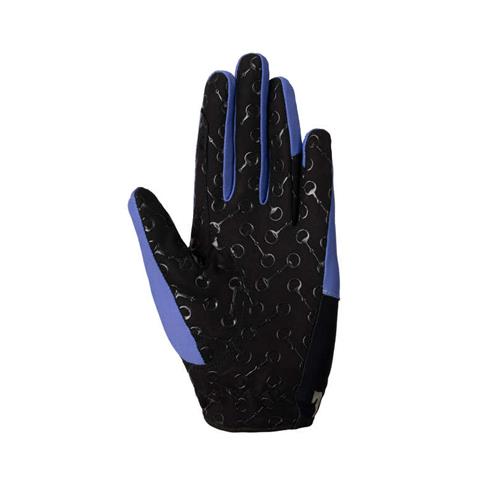 Dětské rukavice Horze se silikony, modré - vel. 5 Rukavice dětské Horze, se silikony, modré, 5
