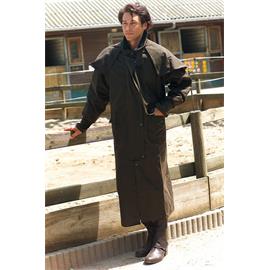 Australský kabát Randols, dlouhý, hnědý