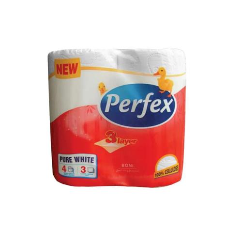 Toaletní papír Perfex Pure White / 4 ks Toaletní papír Perfex Pure White / 4 ks