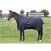 Nepromokavá deka Harrys Horse s prodloužením na krk, 200 g, černá - vel. 125 cm Deka neprom. HH, 200 gr, prodl.krk, černá, 125 cm