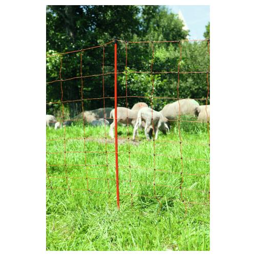 Síť pro elektrické ohradníky na ovce OVINET v. 108 cm, d. 50 m, dvojitá špička, oranžová Síť pro elektrické ohradníky na ovce OVINET v. 108 cm, d. 50 m, dvojitá špička, oranžová