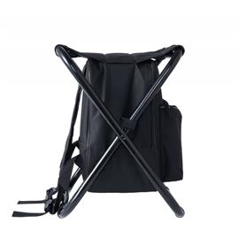 Stolička s batohem a chladicím boxem Imperial Riding, černá