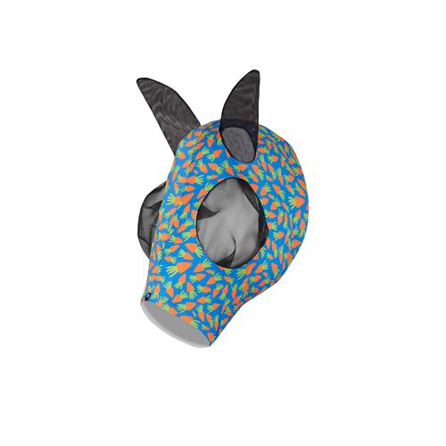 Elastická maska Horze s potiskem mrkví - vel. Cob Maska Horze elastická, mrkev, Cob