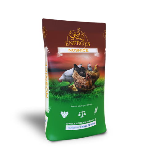 Energys Nosnice Gold, 25 kg, granule pro slepice ENERGYS NOSNICE GOLD, 25 kg, granule