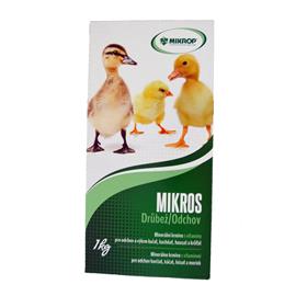Minerální doplněk MIKROS drůbež s vitamíny, 1 kg Minerální doplněk MIKROS drůbež s vitamíny, 1 kg