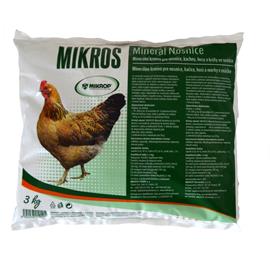 Minerální doplněk nosnice slepice MIKROS, 3 kg Minerální doplněk nosnice slepice MIKROS, 3 kg