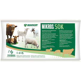 Minerální doplněk MIKROS SOK pro skot, ovce a kozy