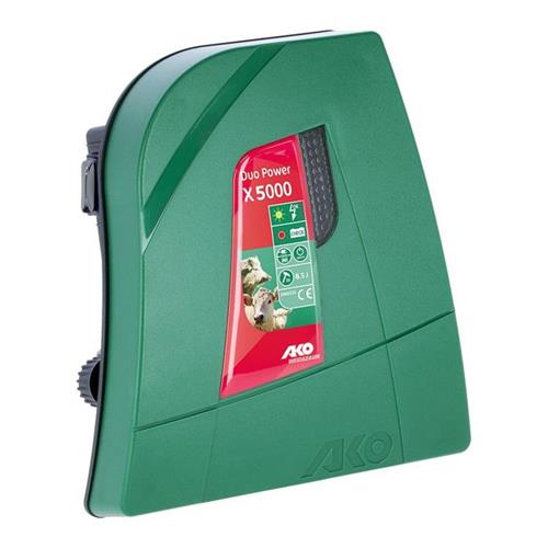 Sada elektrického ohradníku AKO DUO-Power X 5000 + solární panel 55 W + akumulátor 70 Ah Sada elektrického ohradníku AKO DUO-Power X 5000 + solární panel 55 W + akumulátor 70 Ah