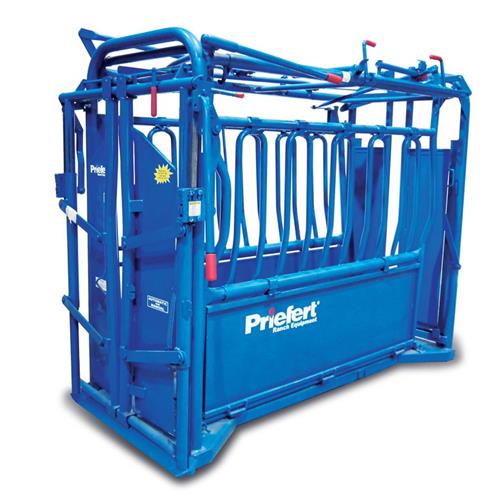 Fixační klec pro skot Priefert S04, lakovaná Klec fixační Priefert S04, lakovaná
