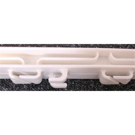 Tyčka pro elektrický ohradník STANDARD 140 plast bílý, 14 úchytů, 140 cm Tyčka pro elektrický ohradník STANDARD 140 plast bílý, 14 úchytů, 140 cm