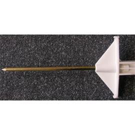 Tyčka pro elektrický ohradník STANDARD 140 plast bílý, 14 úchytů, 140 cm Tyčka pro elektrický ohradník STANDARD 140 plast bílý, 14 úchytů, 140 cm