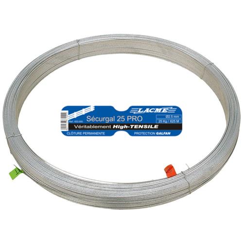 Vysokopevnostní drát pro elektrické ohradníky SECURGAL 25 PRO 2,5 mm, cca 650 m, 25 kg Vysokopevnostní drát pro elektrické ohradníky SECURGAL 25 PRO 2,5 mm, cca 650 m, 25 kg