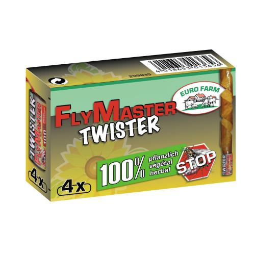 Mucholapka TWISTER, klasik, bez chemikálií, 4 ks Mucholapka TWISTER, klasik, bez chemikálií, 4 ks