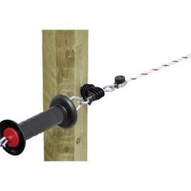 Spojka na lano pro elektrické ohradníky do 6 mm s háčkem Spojka na lano pro elektrické ohradníky do 6 mm s háčkem