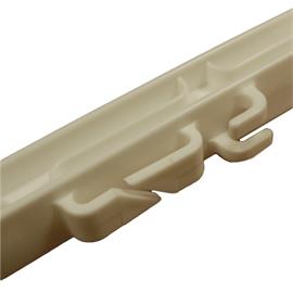 Tyčka pro elektrický ohradník STANDARD plast bílý, 10 úchytů, 90 cm Tyčka pro elektrický ohradník STANDARD plast bílý, 10 úchytů, 90 cm