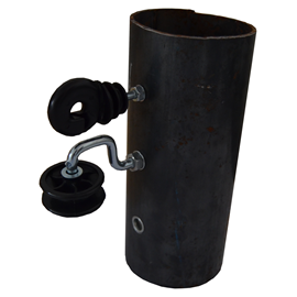 Izolátor pro elektrické ohradníky AKO WI 24/2, kruhový se závitem M6, 80 mm Izolátor pro elektrické ohradníky AKO WI 24/2, kruhový se závitem M6, 80 mm