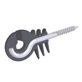 Izolátor pro elektrické ohradníky ECONOMY DS s průchozím vrutem 5 mm - jednotlivé ks Izolátor pro elektrické ohradníky AKO 131 DS s průchozím vrutem 5 mm