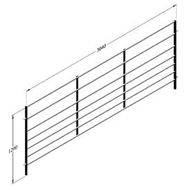 Panel pro ovce BASIC, žárově pozinkováné - 3100x1200 mm Panel pro ovce, žárově pozinkováné 3100x1200