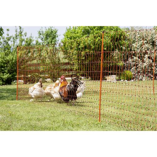 Síť pro drůbež PoultryNet, vodivá, výška 106 cm, délka 50 m, dvojitá špička Síť pro drůbež PoultryNet, vodivá, výška 106 cm, délka 50 m, dvojitá špička
