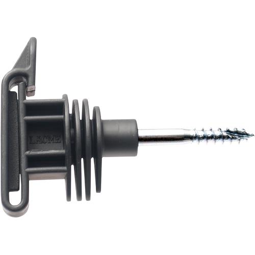 Izolátor pro elektrické ohradníky IRUVIS-HPX k pásce do 40 mm s vrutem a klipem - jednotlivé ks Izolátor pro elektrické ohradníky LACME, IRUVIS-HPX k pásce do 40 mm s vrutem a klipem