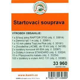 Startovací souprava se zdrojem pro elektrický ohradník RAPTOR 3700