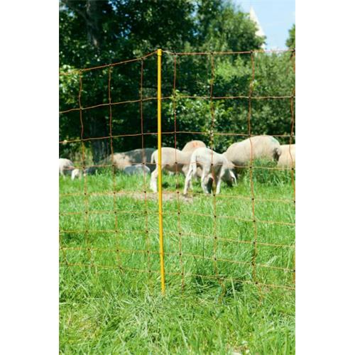 Síť pro elektrické ohradníky na ovce OVINET v. 90 cm, d. 50 m, dvojitá špička, oranžová Síť pro elektrické ohradníky na ovce OVINET v. 90 cm, d. 50 m, dvojitá špička, oranžová