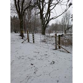 Brána do vchodu na pastviny stavitelná, pozinkovaná, výška 90 cm - 3 - 4 m Brána do vchodu na pastviny stavitelná, pozinkovaná, výška 90 cm, 3-4 m