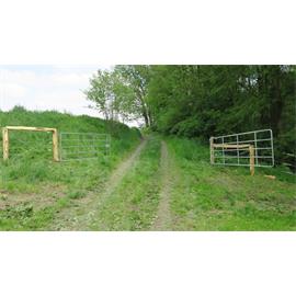 Brána do vchodu na pastviny stavitelná, pozinkovaná, výška 90 cm - 3 - 4 m Brána do vchodu na pastviny stavitelná, pozinkovaná, výška 90 cm, 3-4 m