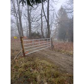 Brána do vchodu na pastviny stavitelná, pozinkovaná, výška 90 cm - 3 - 4 m Brána do vchodu na pastviny stavitelná, pozinkovaná, výška 90 cm, 3-4 m