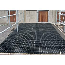 Zatravňovací dlaždice 33 x 33 x 5 cm, stěna 5 mm, černá - 1 ks Zatravňovací dlaždice