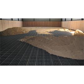 Zatravňovací dlaždice 33 x 33 x 5 cm, stěna 5 mm, černá - 1 ks Zatravňovací dlaždice