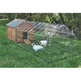 Výběh pro králíky, hlodavce a drůbež 220×103×103 cm, sedlová střecha Výběh pro králíky, hlodavce a drůbež 220×103×103 cm, sedlová střecha