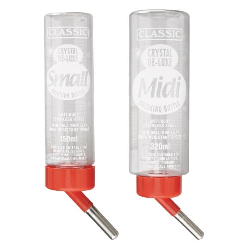 Napáječka pro králíky láhev - 150 ml Napáječka pro králíky láhev, čirá, 150 ml
