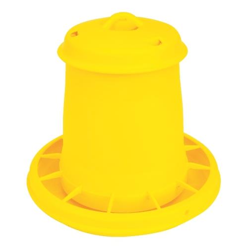 Závěsné poloautomatické tubusové krmítko pro drůbež - 3,5 kg Krmítko pro drůbež - tubusové, 3 kg