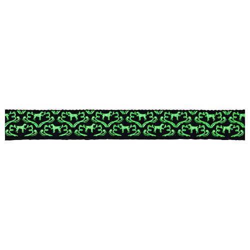 Obojek pro psa reflexní, černý - 24 - 40 cm Obojek ve tmě
