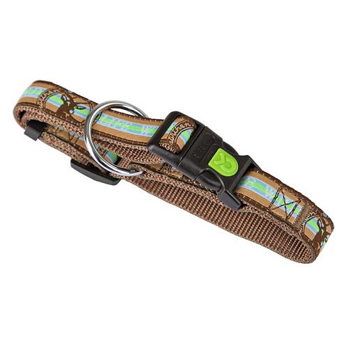 Obojek pro psa, nylonový, hnědý - 40 - 55 cm Obojek pro psa, nylonový, hnědý, 40 - 55 cm