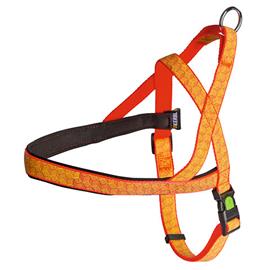Postroj na psa, reflexní, oranžový - 65 - 85 cm Postroj pro psy, nylonový, reflexní, oranžový, 65 - 85 cm
