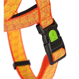 Postroj na psa, reflexní, oranžový - 80 - 100 cm Postroj pro psy, nylonový, reflexní, oranžový, 80 - 100 cm