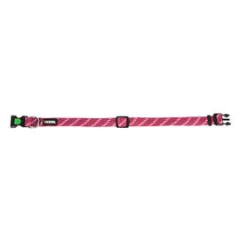Obojek pro psa nylonový, barva fuchsie - 35-55 cm Obojek nylon, fuchsie, 25-35 cm, 15mm
