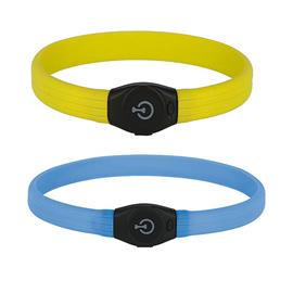 Svítící LED obojek pro psa, 65 cm×2,5 cm