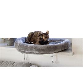 Pelíšek pro kočky na parapet Window, šedý, 55×35×10 cm Pelíšek pro kočky na parapet 55x35x10 cm.