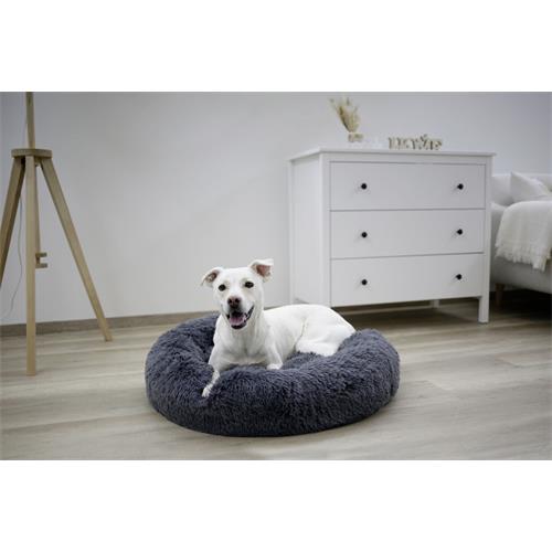 Hřejivý pelíšek Fluffy, šedý - 60 cm Pelíšek Fluffy šedý.