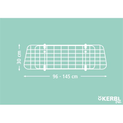 Ochranná mříž do auta 96-145×30 cm Mříž ochranná do auta 96-145x30 cm - rozměr.