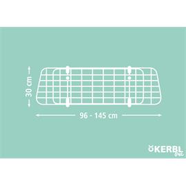 Ochranná mříž do auta 96-145×30 cm Mříž ochranná do auta 96-145x30 cm - rozměr.