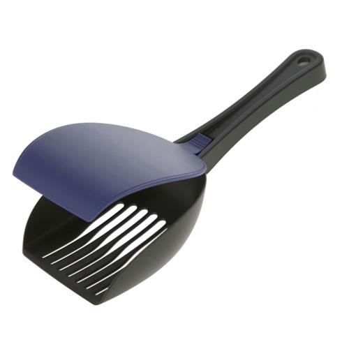 Lopatka pro kočičí toalety s víkem Lopatka pro kočičí toalety s poklopem.